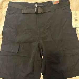 Modern Culture Black Cargo Shorts for Men